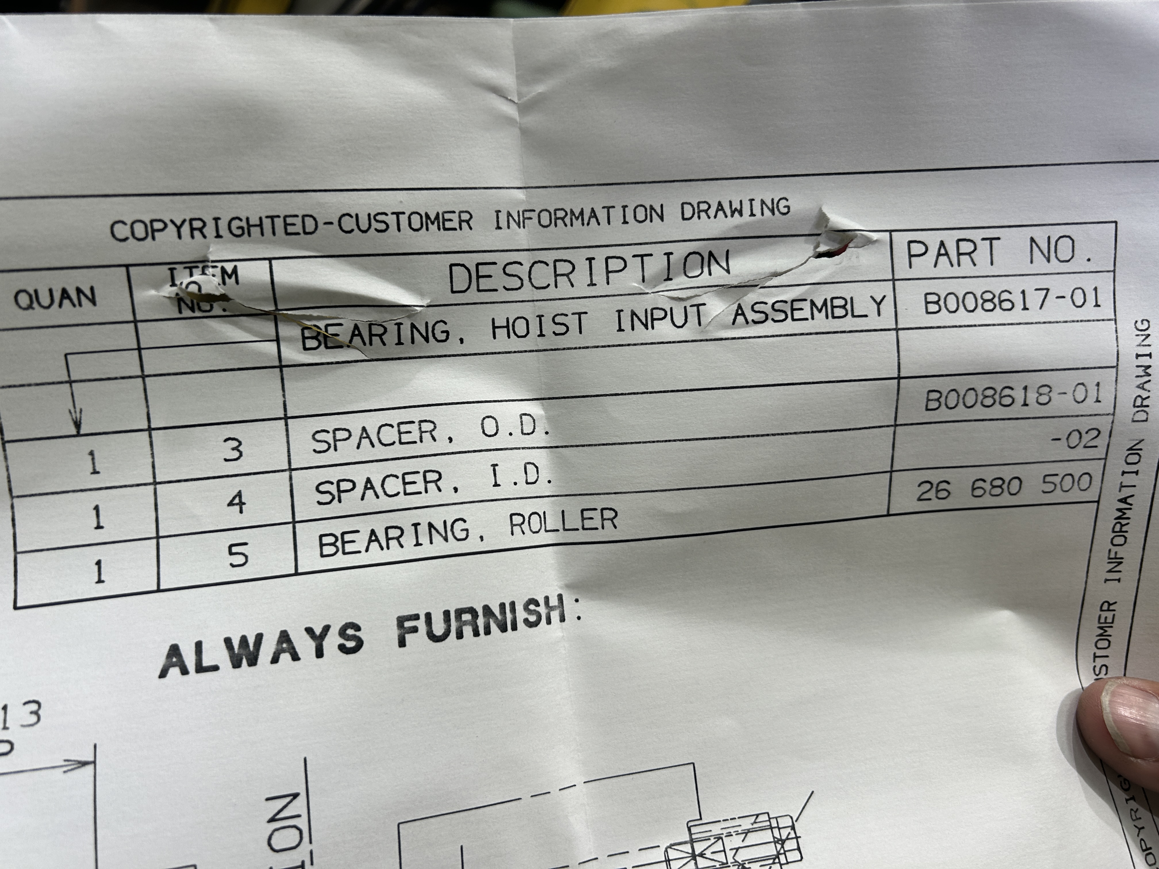 Bearing Kit 1272780 Replaces Bearing kit 2690 2