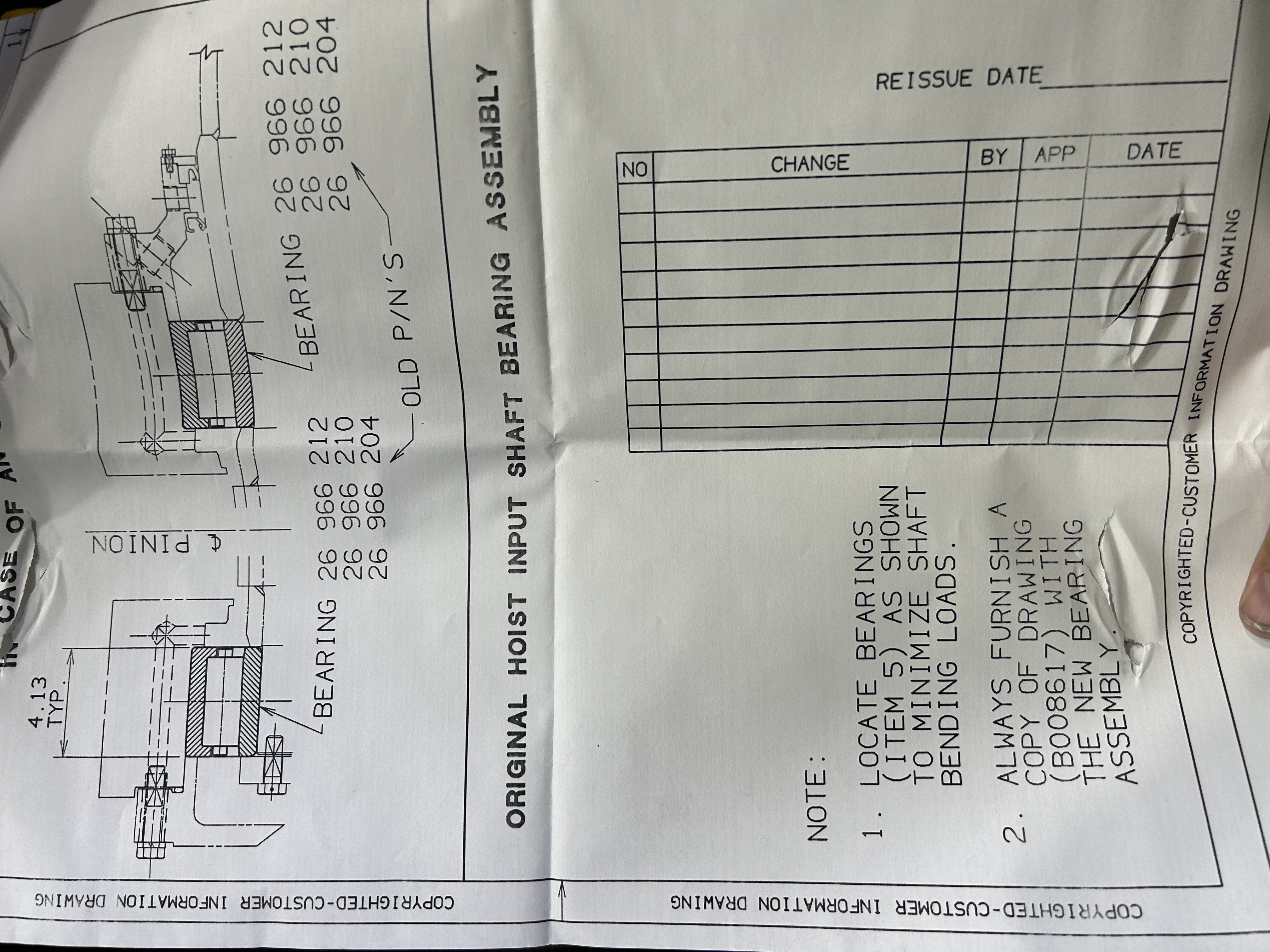 Bearing Kit 1272780 Replaces Bearing kit 2690 4
