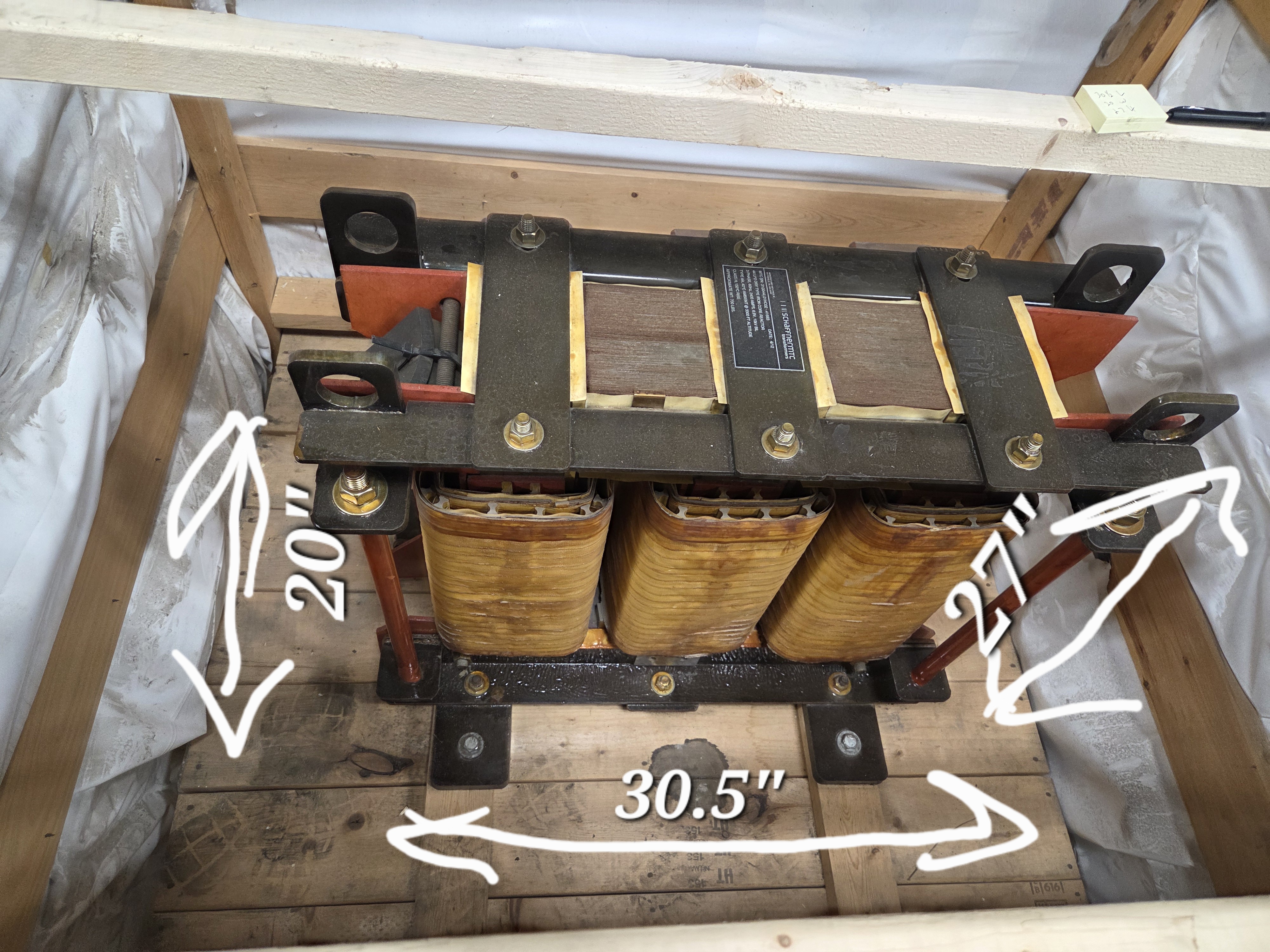 Schaffner MTC Transformers Dry type Iron Core Reactor 3