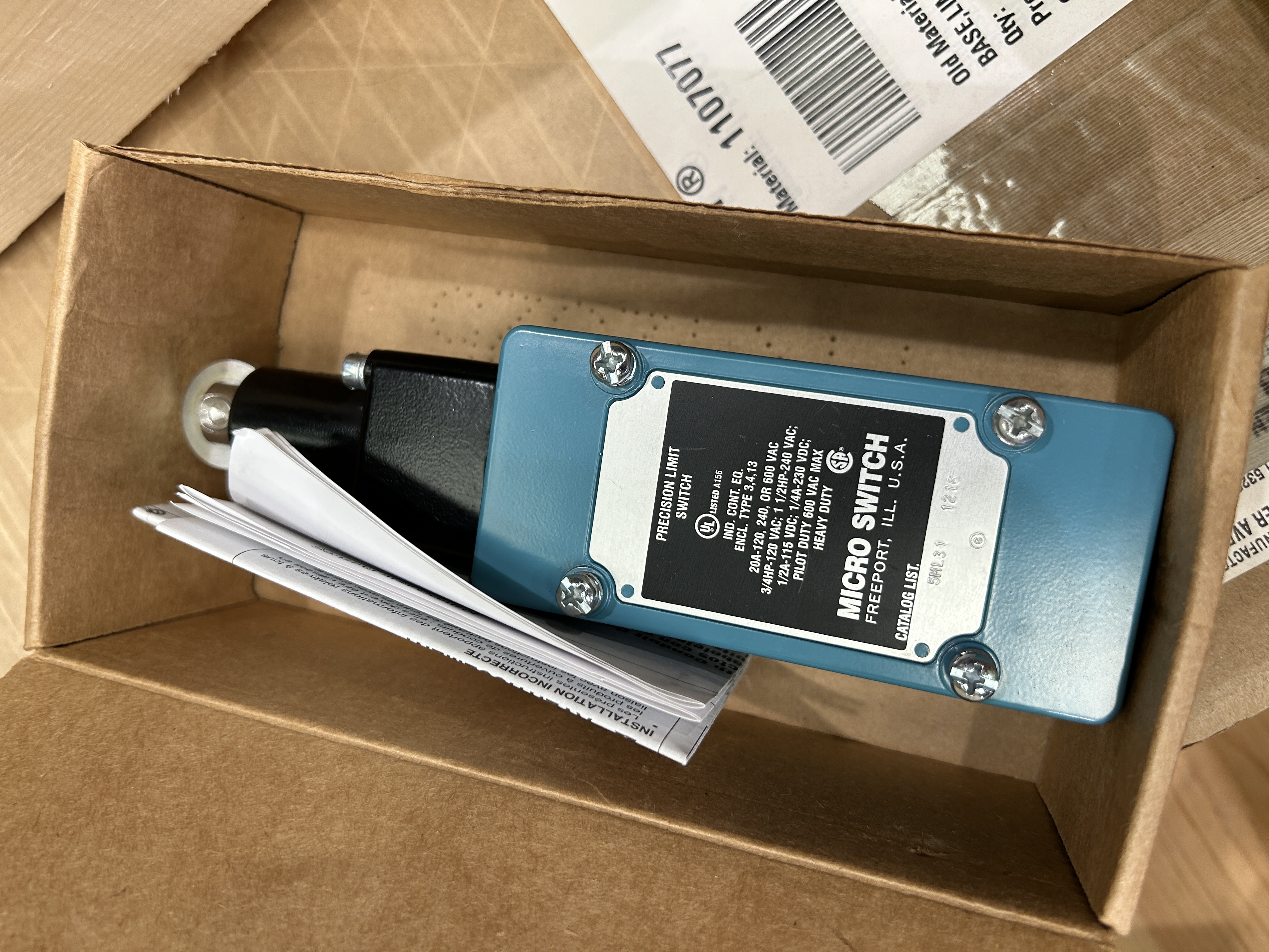 8050 Marion dragline Limit switch and Parts G617278K21 13