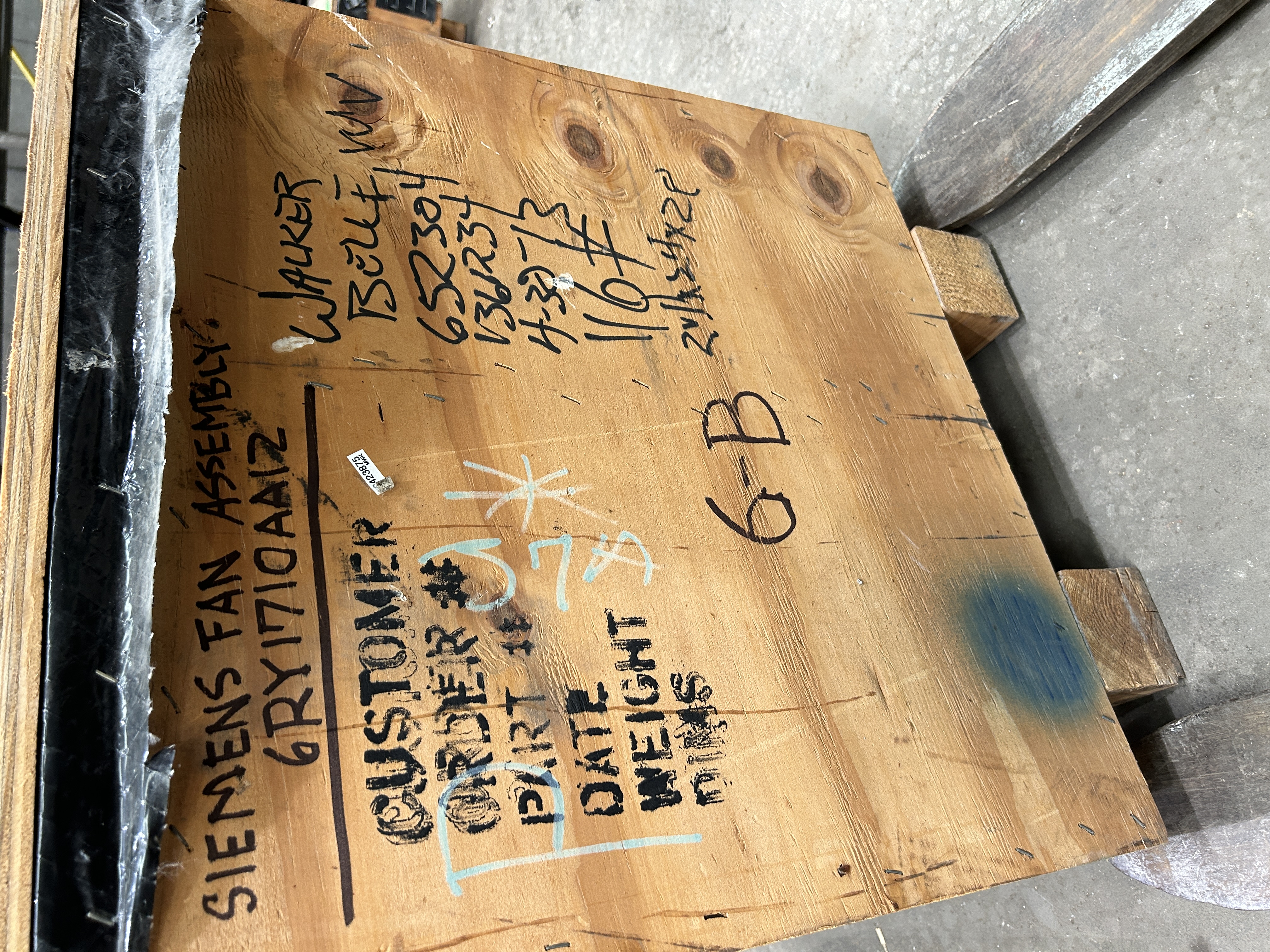 Dragline/ Shovel Siemens Fan/ Blower assembly