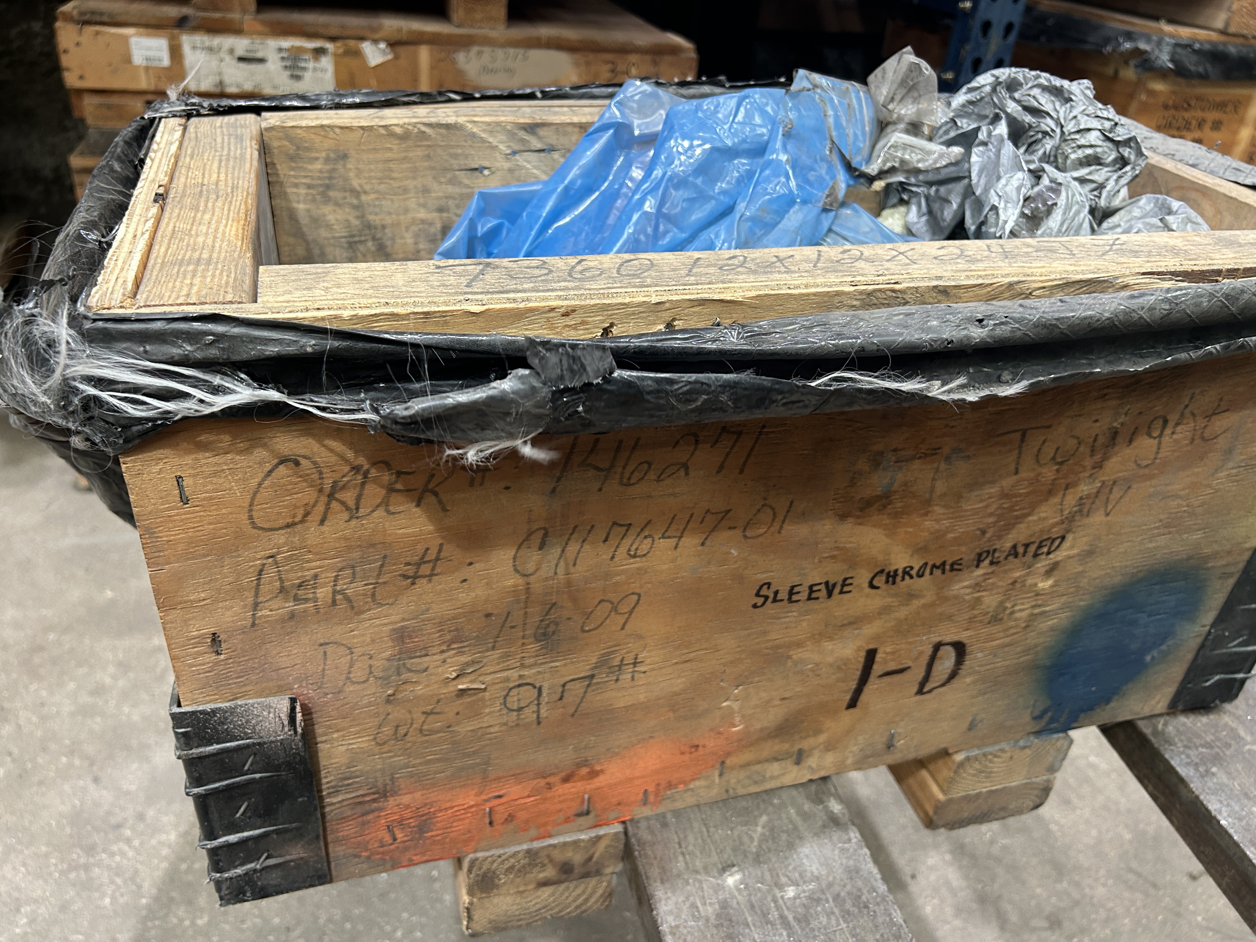 Bucyrus Sleeve Chrome Plated C117647-01