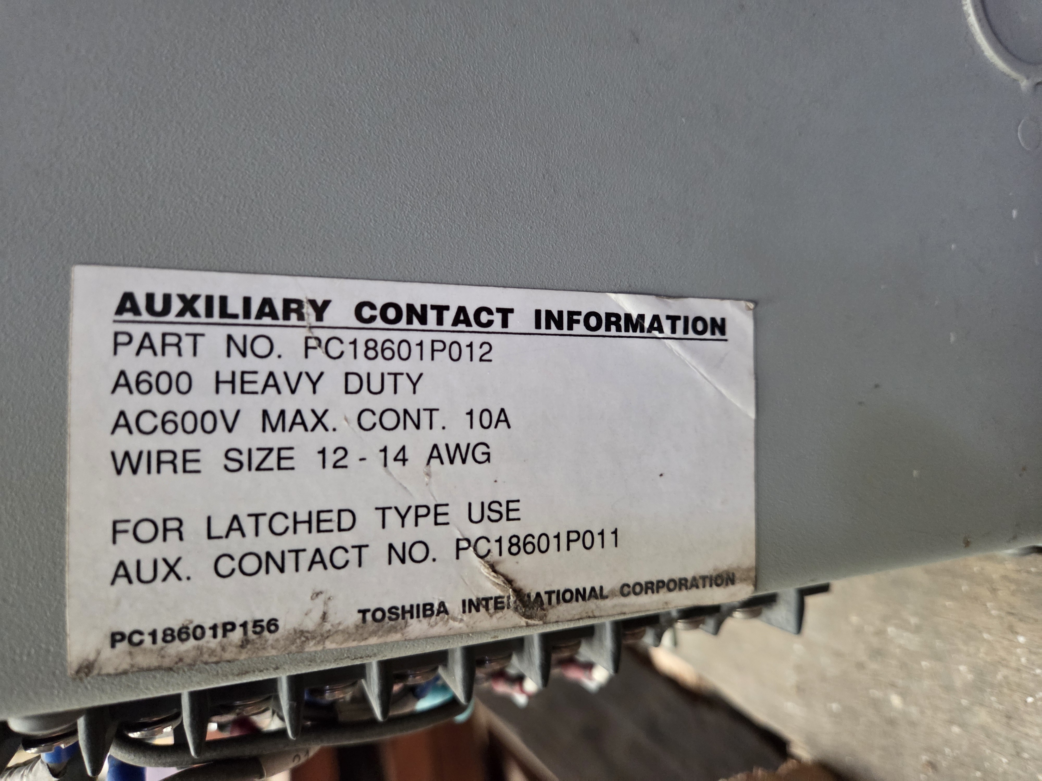 Toshiba High Voltage Disconnects HCV-5HA 7.2KV JK Series 6